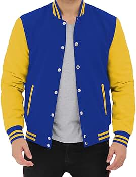 ジャケット・アウター X-LARGE BASEBALL LOGO VARSITY JACKET23AW Amazon.com: Genanx Unisex Vintage Varsity College Jacket